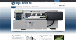 Desktop Screenshot of hugosmaskin.se